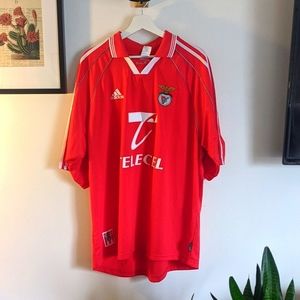 Benfica Football Jersey - Vintage Dead Stock NWT - 1999/00 Season